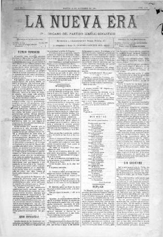 'La Nueva era' - Año 12 Número 4061 - 1894 diciembre 18