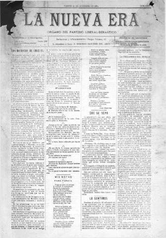 'La Nueva era' - Año 12 Número 4064 - 1894 diciembre 21