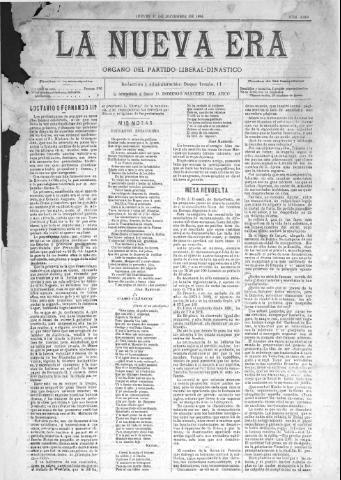 'La Nueva era' - Año 12 Número 4069 - 1894 diciembre 27