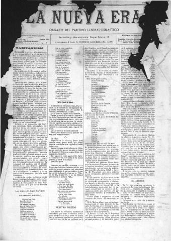 'La Nueva era' - Año 13 Número 4083 - 1895 enero 10