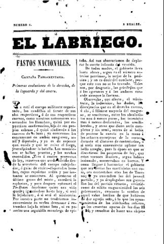 'El Labriego.' - Número 6 - 1840