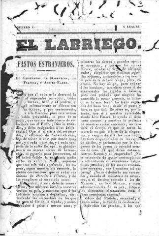 'El Labriego.' - Número 7 - 1840