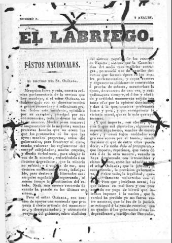 'El Labriego.' - Número 9 - 1840