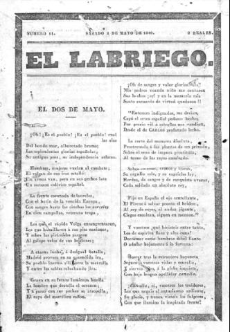 'El Labriego.' - Número 11 - 2 mayo 1840