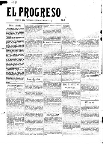 'El Progreso' - Año 1 Número 11 - 1905 julio 19