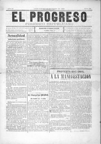 'El Progreso' - Año 3 Número 286 - 1909 marzo 27