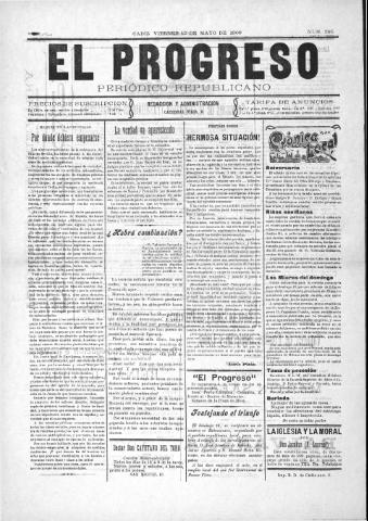 'El Progreso' - Año 3 Número 295 - 1909 mayo 12