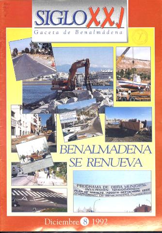 'Siglo XXI  : gaceta de Benalmádena' - Número 8 - 1992 diciembre 1