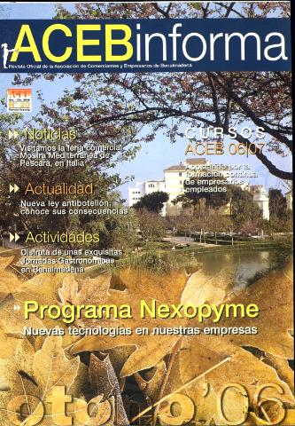 'ACEB informa' - Número 20 - 2006 octubre 1