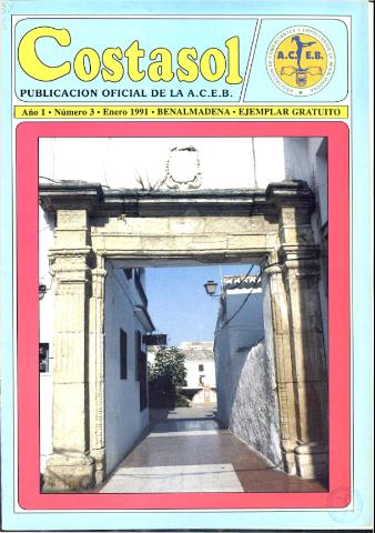 'Costasol  : Publicación oficial de la A.C.E.B.' - Año 1 Número 3 - 1991 enero 1