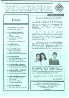 'Benazahar  : revista escolar patrocinada por el AMPA del Colegio Maravillas / Colegio Maravillas' - Número 56 - 2001 febrero 1