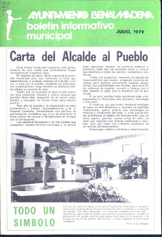 'Ayuntamiento Benalmádena  : boletín informativo municipal' - 1979 julio 1