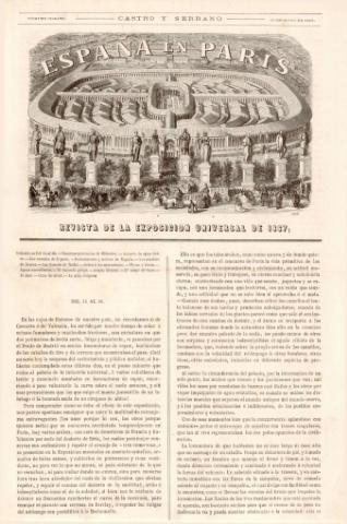 'España en Paris  : revista de la Exposición Universal de 1867' - Número 4 - 1867 mayo 30