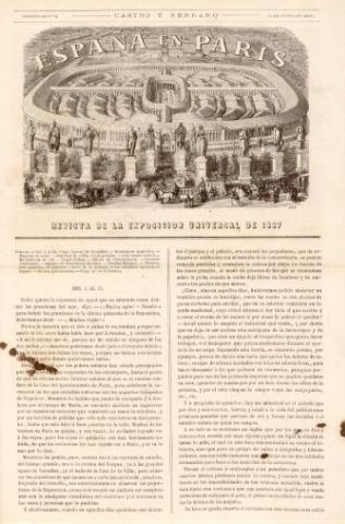 'España en Paris  : revista de la Exposición Universal de 1867' - Número 5 - 1867 junio 15