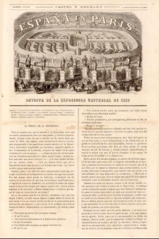 'España en Paris  : revista de la Exposición Universal de 1867' - Número 10 - 1867 septiembre 30