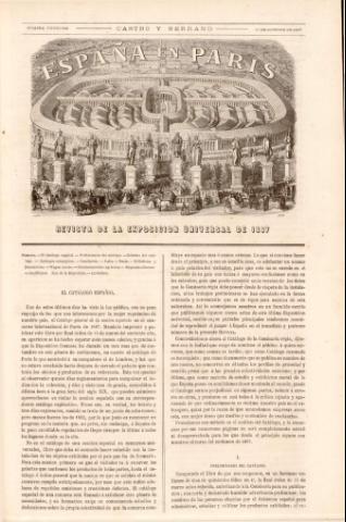 'España en Paris  : revista de la Exposición Universal de 1867' - Número 11 - 1867 octubre 15