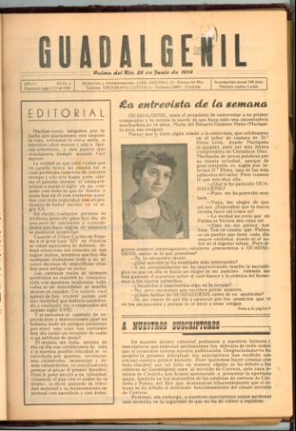 'Guadalgenil' - Año 1 Número 2 - 1959 junio 28
