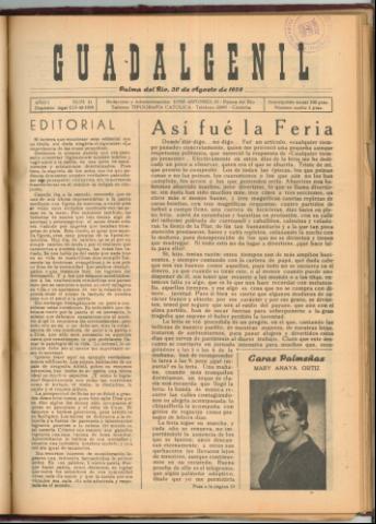 'Guadalgenil' - Año 1 Número 11 - 1959 agosto 30