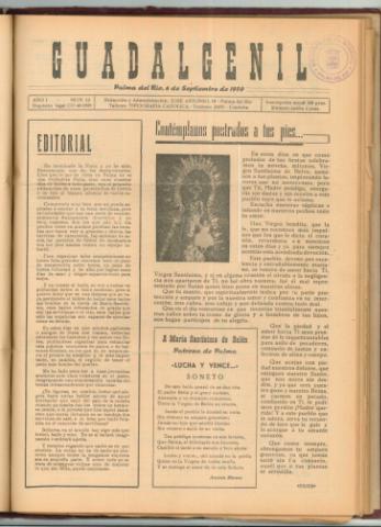 'Guadalgenil' - Año 1 Número 12 - 1959 septiembre 06