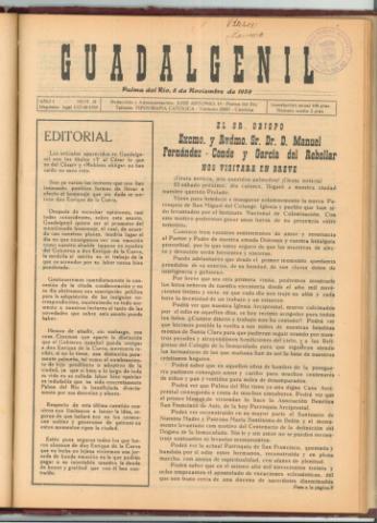 'Guadalgenil' - Año 1 Número 21 - 1959 noviembre 08