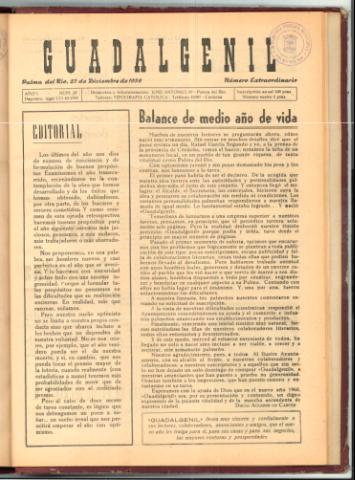 'Guadalgenil' - Año 1 Número 28 - 1959 diciembre 27