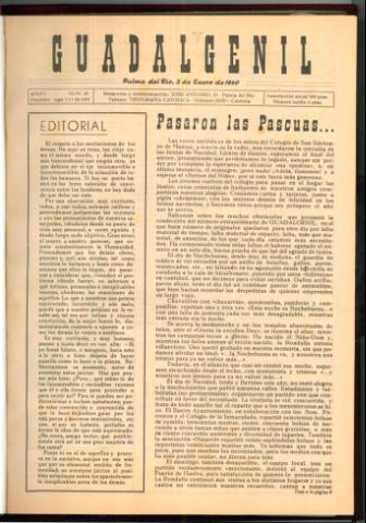 'Guadalgenil' - Año 1 Número 29 - 1960 enero 03