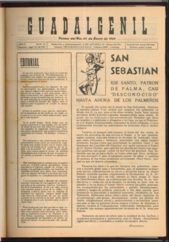 'Guadalgenil' - Año 2 Número 32 - 1960 enero 24