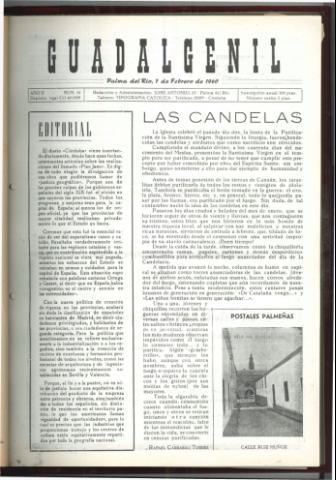 'Guadalgenil' - Año 2 Número 34 - 1960 febrero 7