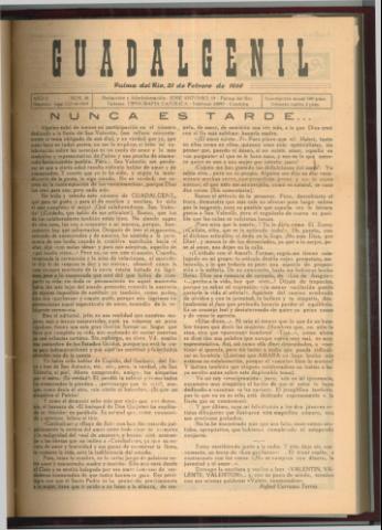 'Guadalgenil' - Año 2 Número 36 - 1960 febrero 21