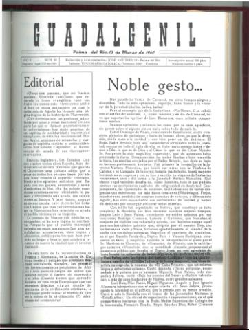 'Guadalgenil' - Año 2 Número 39 - 1960 marzo 13