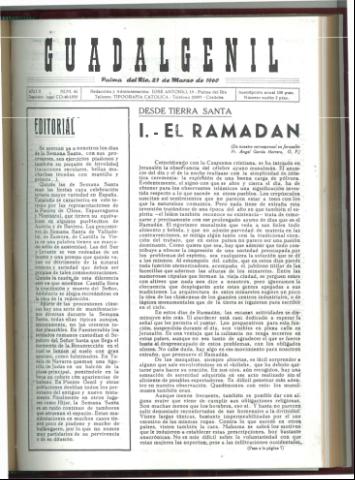 'Guadalgenil' - Año 2 Número 41 - 1960 marzo 27
