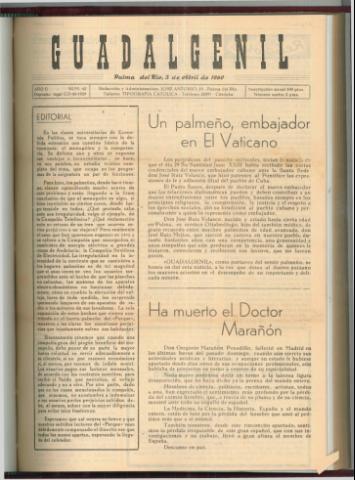 'Guadalgenil' - Año 2 Número 42 - 1960 abril 03