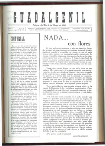 'Guadalgenil' - Año 2 Número 47 - 1960 mayo 08