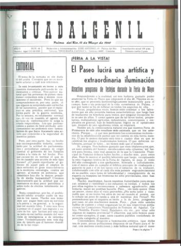 'Guadalgenil' - Año 2 Número 48 - 1960 mayo 15