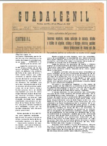 'Guadalgenil' - Año 2 Número 50 - 1960 mayo 29