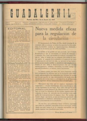 'Guadalgenil' - Año 2 Número 52 - 1960 junio 12