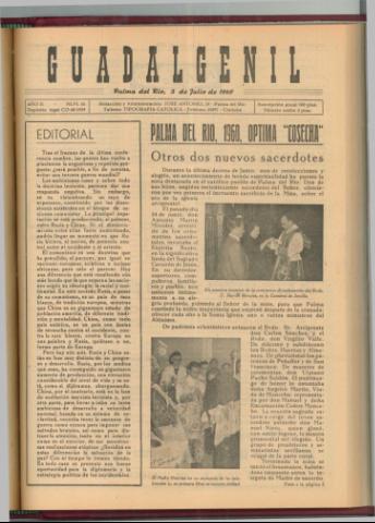 'Guadalgenil' - Año 2 Número 55 - 1960 julio 03