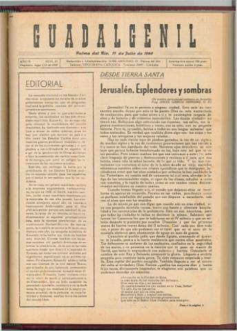 'Guadalgenil' - Año 2 Número 57 - 1960 julio 17
