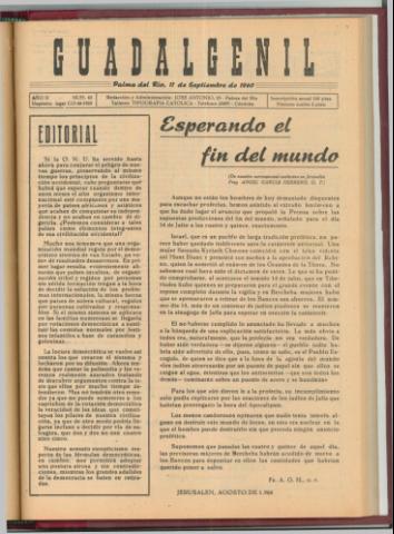'Guadalgenil' - Año 2 Número 65 - 1960 septiembre 11
