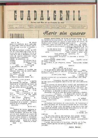 'Guadalgenil' - Año 2 Número 71 - 1960 octubre 23
