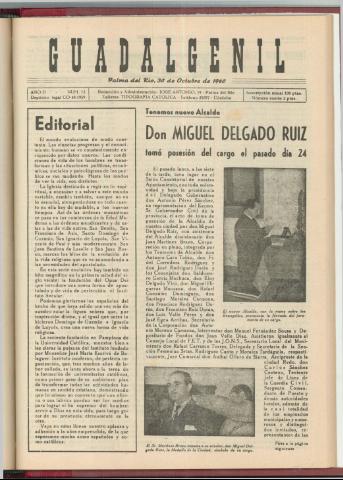 'Guadalgenil' - Año 2 Número 72 - 1960 octubre 30