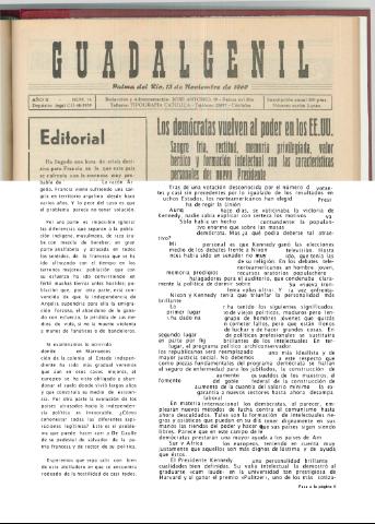 'Guadalgenil' - Año 2 Número 74 - 1960 noviembre 13