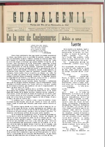 'Guadalgenil' - Año 2 Número 75 - 1960 noviembre 20