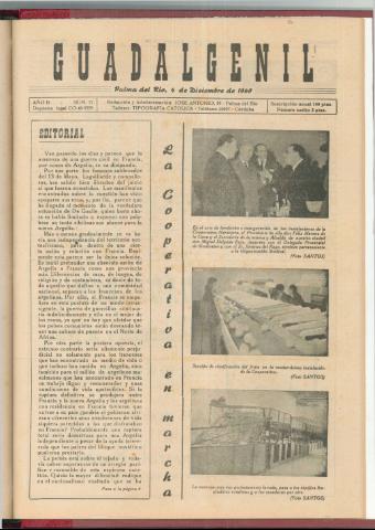 'Guadalgenil' - Año 2 Número 77 - 1960 diciembre 04