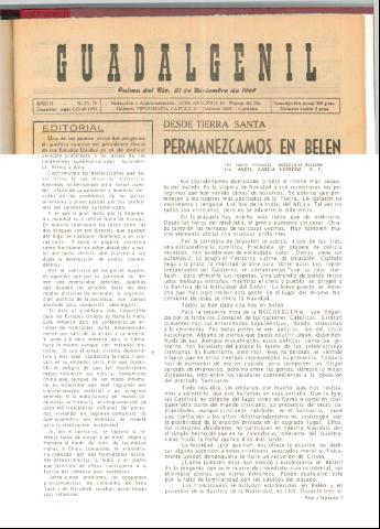 'Guadalgenil' - Año 2 Número 79 - 1960 diciembre 21