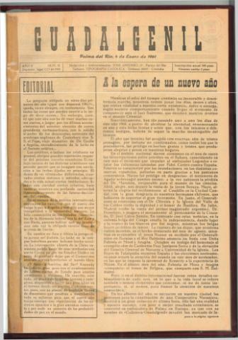 'Guadalgenil' - Año 2 Número 81 - 1961 enero 04