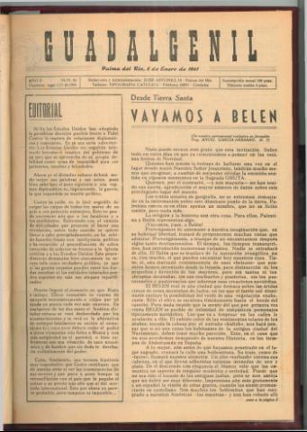 'Guadalgenil' - Año 2 Número 82 - 1961 enero 08