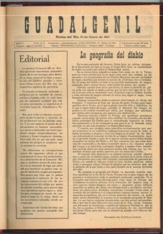 'Guadalgenil' - Año 2 Número 83 - 1961 enero 15