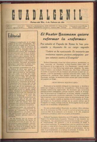 'Guadalgenil' - Año 3 Número 86 - 1961 febrero 05