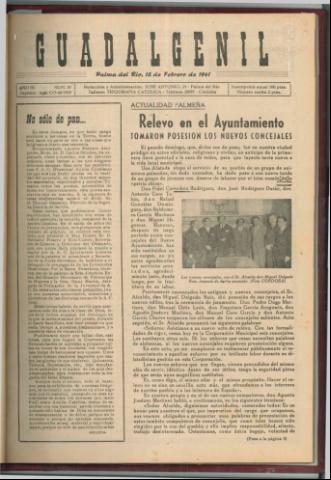 'Guadalgenil' - Año 3 Número 87 - 1961 febrero 12